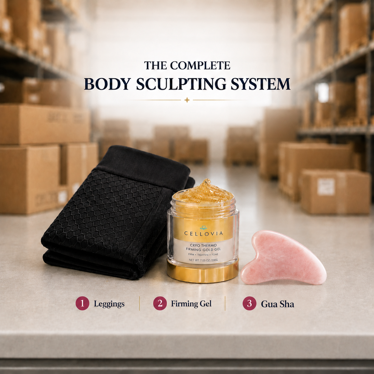 Cellovia 3D Sculpting Leggings – Cellulite Reduction, Glute Lifting & Passive Calorie Burn Legging