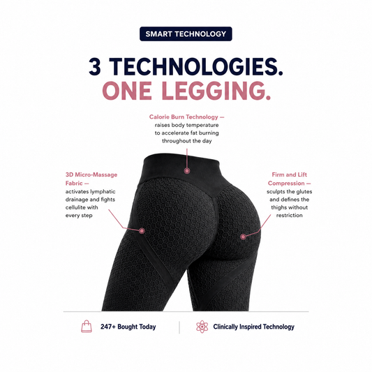Cellovia 3D Sculpting Leggings – Cellulite Reduction, Glute Lifting & Passive Calorie Burn Legging