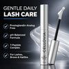 Cellovia lash renewal serum bottle with applicator brush, featuring a silver tube and clear conditioning formula.